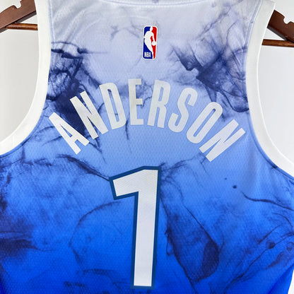 2024 Minnesota Timberwolves City Edition ANDERSON #1 Swingman NBA Jersey