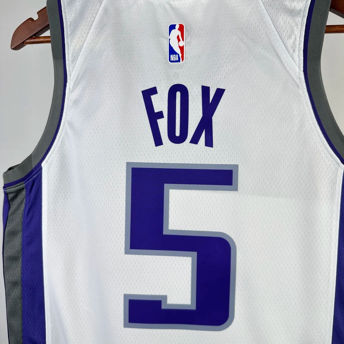 2023 Sacramento Kings Home FOX #5 NBA Jersey