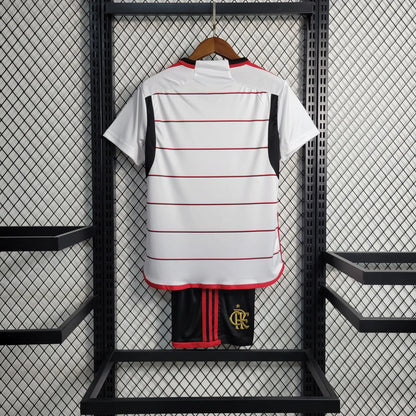 23-24 Flamengo Away Kids Kit