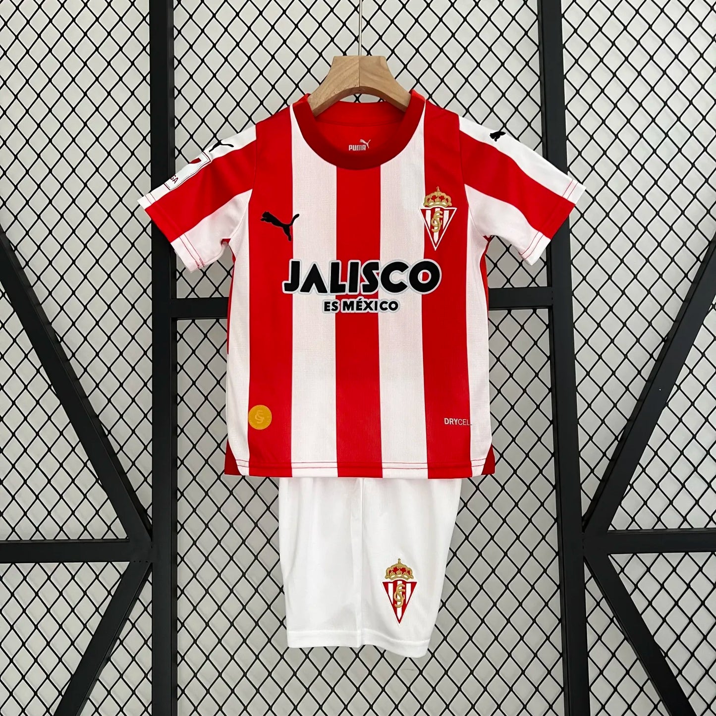 23-24 Sporting Gijon Home Kids Kit
