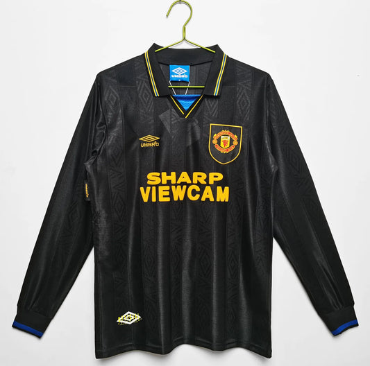 1993-94 Manchester United Away Long Sleeve Retro Jersey