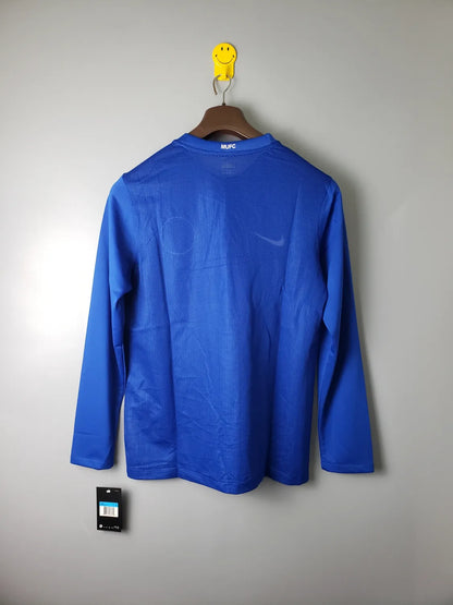 08-09 Manchester United Blue Long Sleeve Retro Jersey