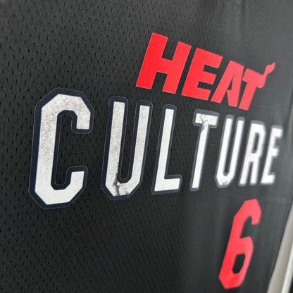 23-24 Miami Heat City Edition James #6 NBA Swingman Jersey