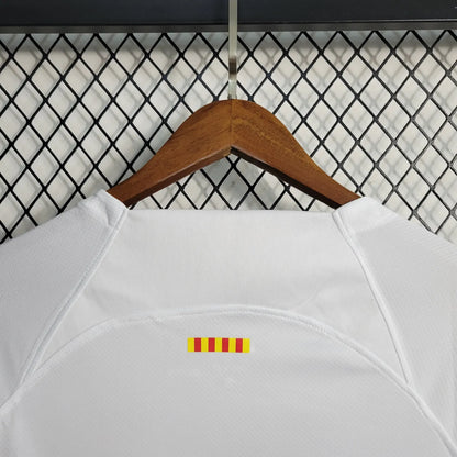 23-24 Barcelona Away Fans Long Sleeve Jersey