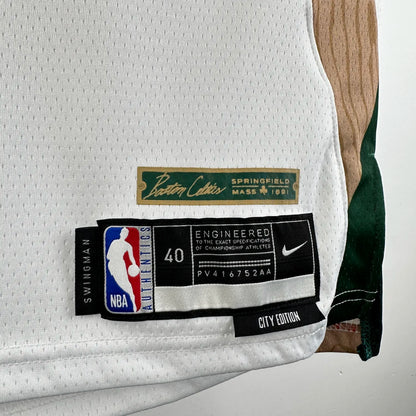 23-24 Boston Celtics City Edition Tatum #0 NBA Swingman Jersey