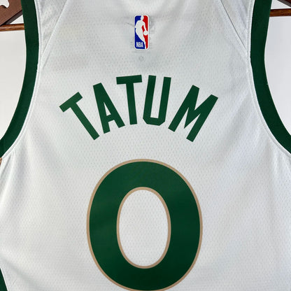 23-24 Boston Celtics City Edition Tatum #0 NBA Swingman Jersey
