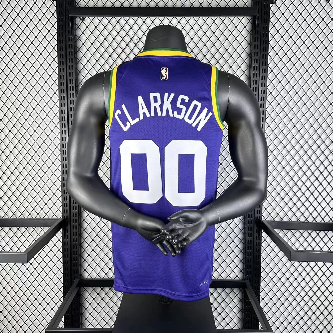 23-24 Utah Jazz Classic Edition Jordan Clarkson #00 Swingman NBA Jersey