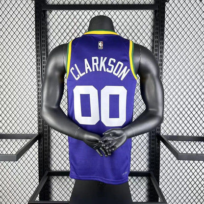 23-24 Utah Jazz Classic Edition Jordan Clarkson #00 Swingman NBA Jersey