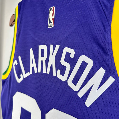 23-24 Utah Jazz Classic Edition Jordan Clarkson #00 Swingman NBA Jersey