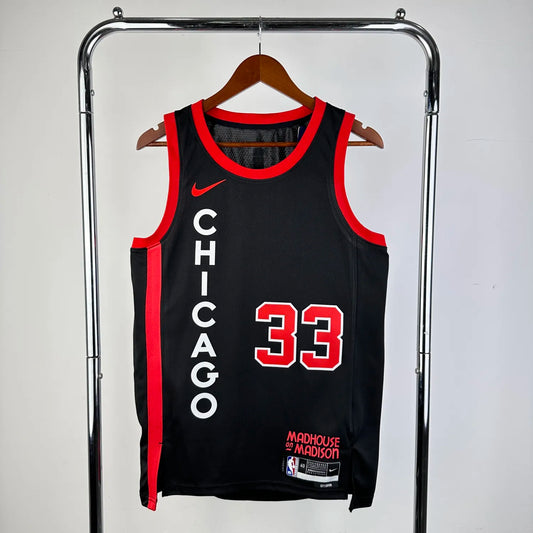 23-24 Chicago Bulls City Edition Scottie Pippen #33 Swingman NBA Jersey