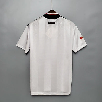 97-98 Manchester United White Retro Jersey