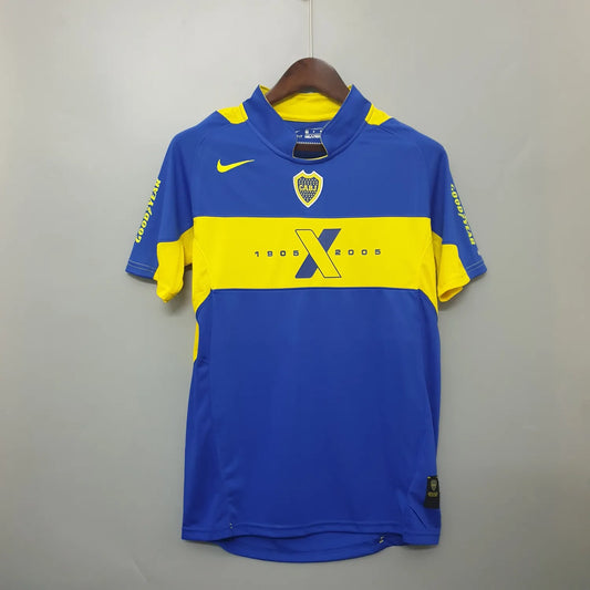 2005 Boca Juniors Home Retro Jersey