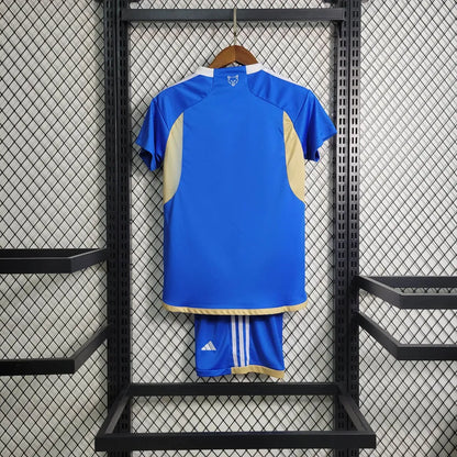 23-24 Leicester City Home Kids Kit