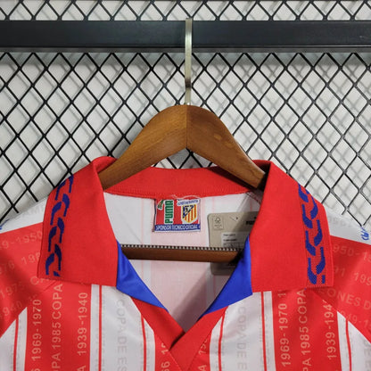 1995-96 Atletico Madrid Home Retro Jersey