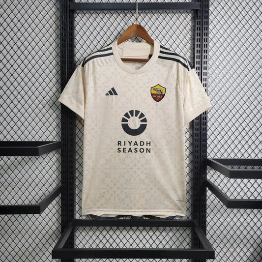 23-24 AS Roma Away Fans Jersey Sponsored