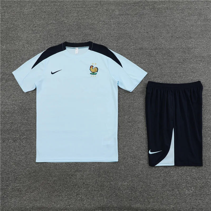 2024 France Short Sleeve Training Suit