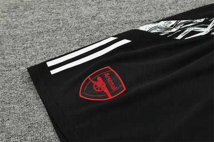 24-25 Arsenal Black Short Sleeve Training Suit