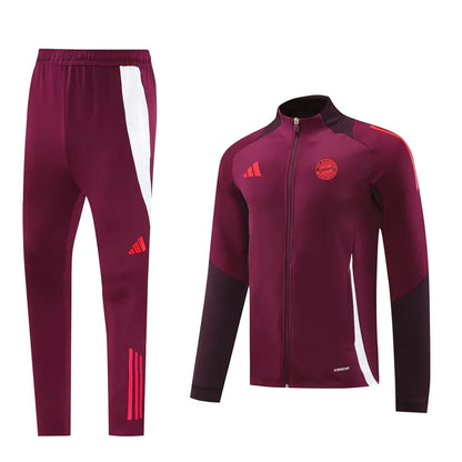 24-25 Bayern Munich Red Jacket Tracksuit