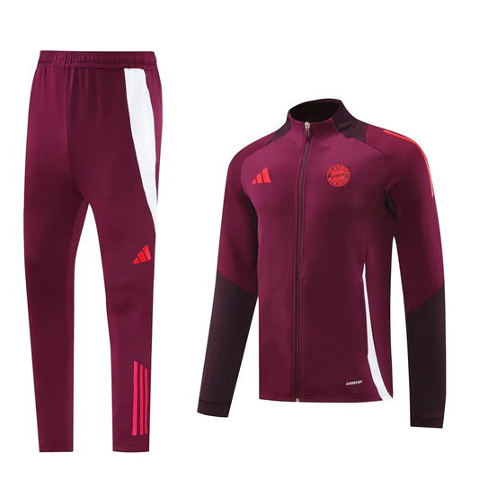 24-25 Bayern Munich Red Jacket Tracksuit