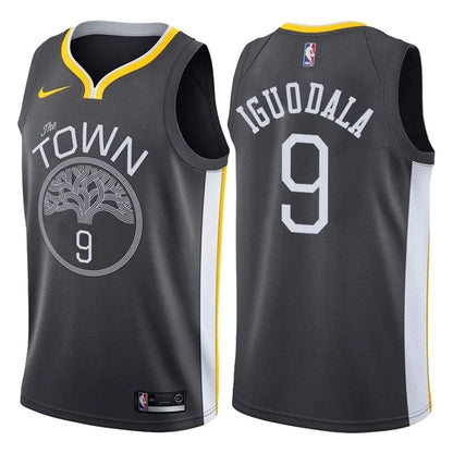 Golden State Black Hot Pressed Jersey