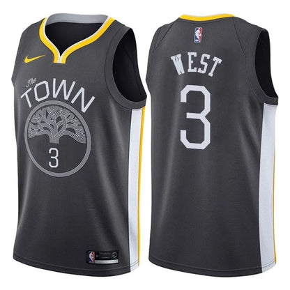 Golden State Black Hot Pressed Jersey