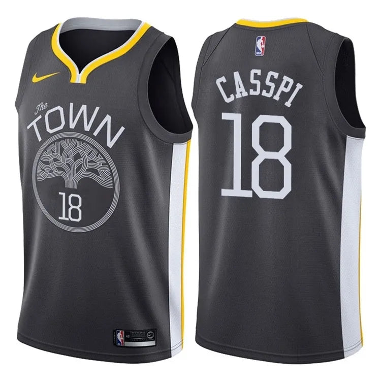 Golden State Black Hot Pressed Jersey