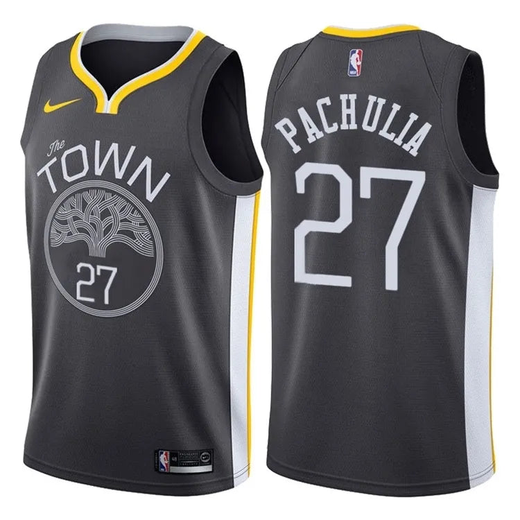 Golden State Black Hot Pressed Jersey