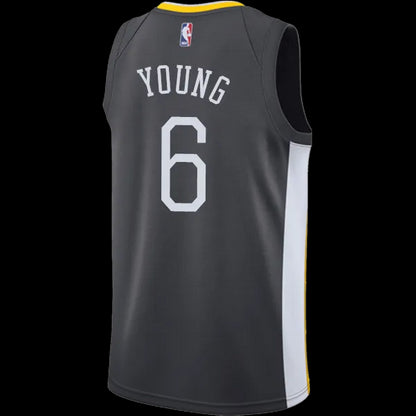 Golden State Black Hot Pressed Jersey