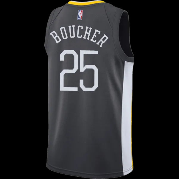 Golden State Black Hot Pressed Jersey