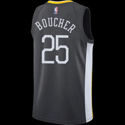 Golden State Black Hot Pressed Jersey