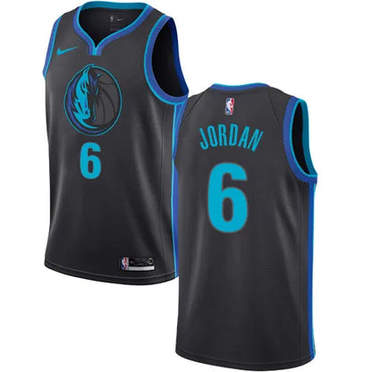 Dallas Mavericks Black Hot Pressed Jersey