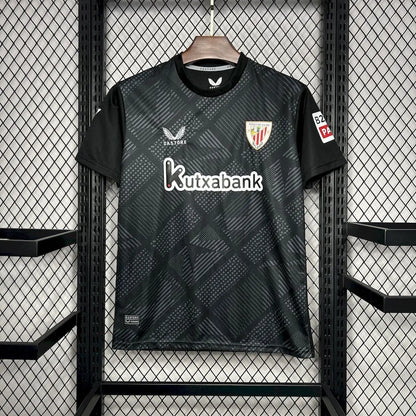 24-25 Bilbao Goal Keeper Black Fans Jersey