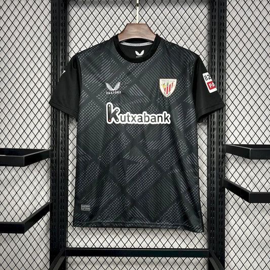 24-25 Bilbao Goal Keeper Black Fans Jersey