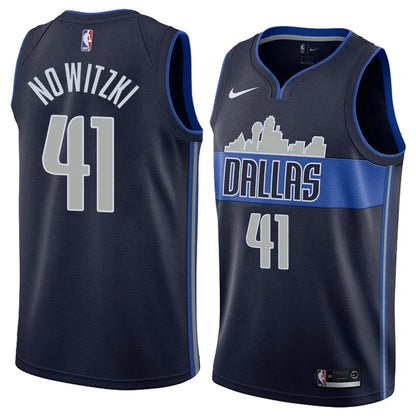 Dallas Mavericks Dark Blue Hot Pressed Jersey