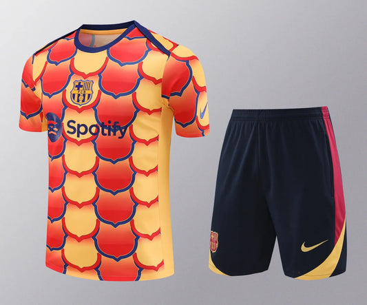 24-25 Barcelona Training Short Sleeve Training Suit