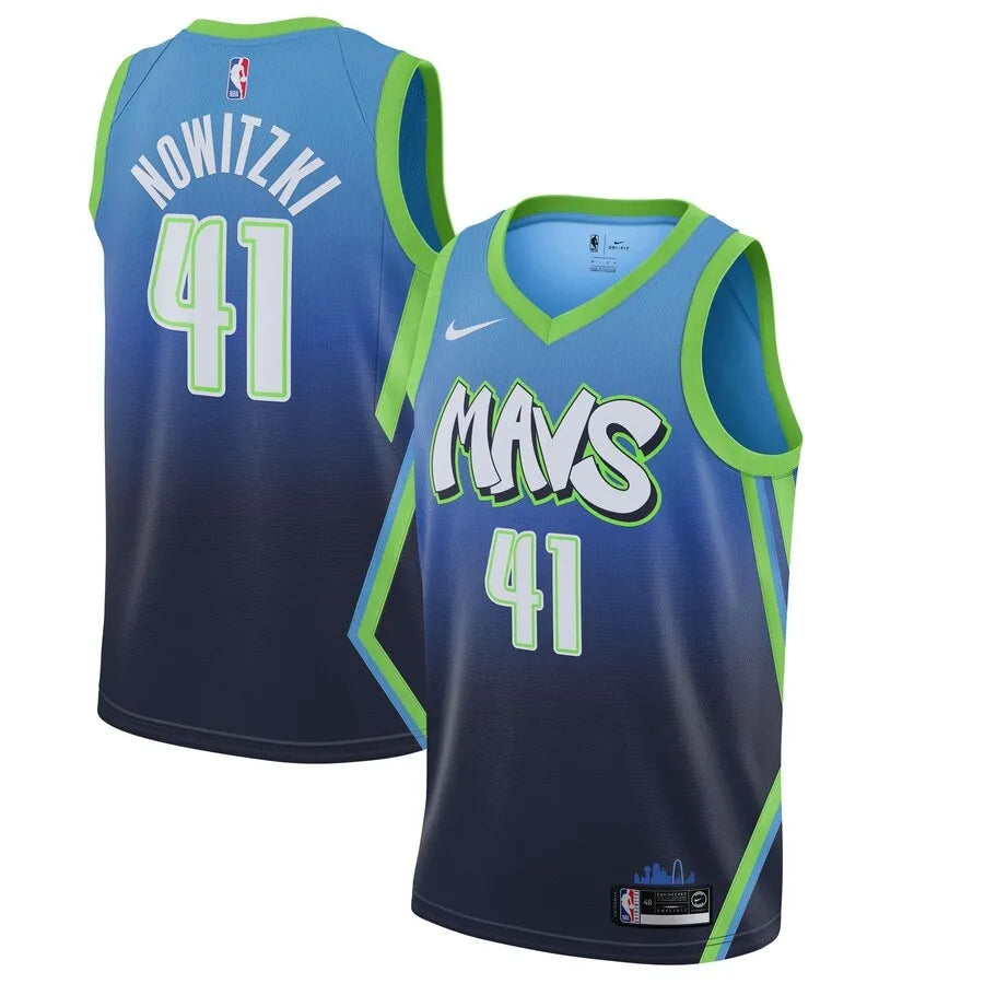 Dallas Mavericks Gradient Blue Jersey