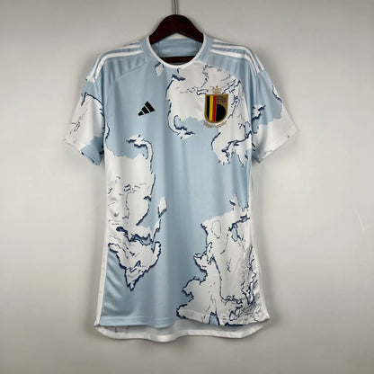 2023 Belgium Blue and White Jersey