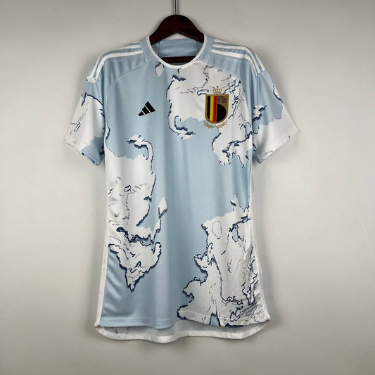 2023 Belgium Blue and White Jersey