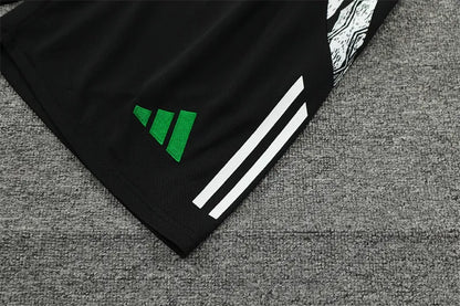 24-25 Arsenal Black Short Sleeve Training Suit