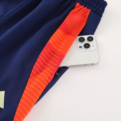 2024 Spain Blue Jacket Tracksuit