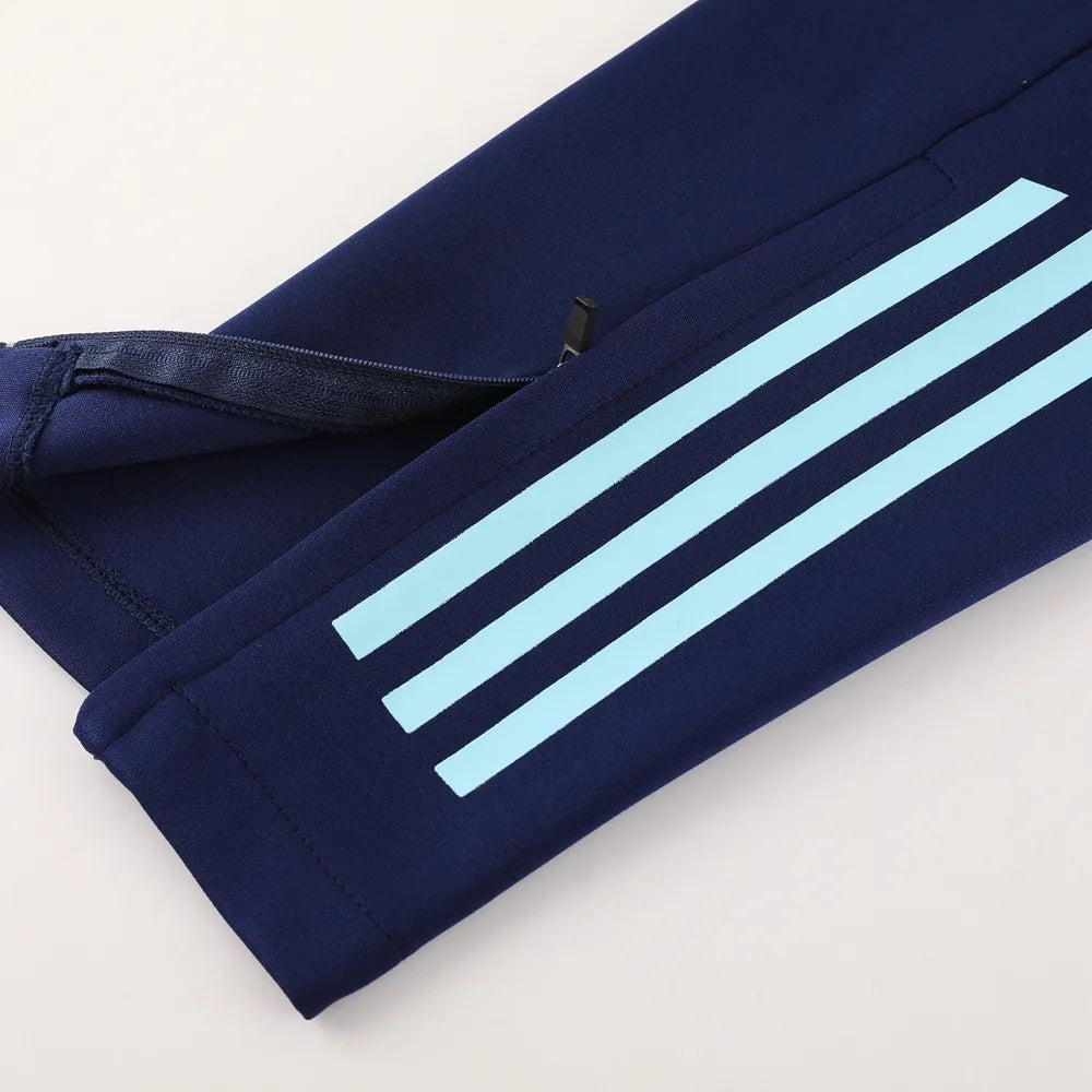 2024 Spain Blue Jacket Tracksuit